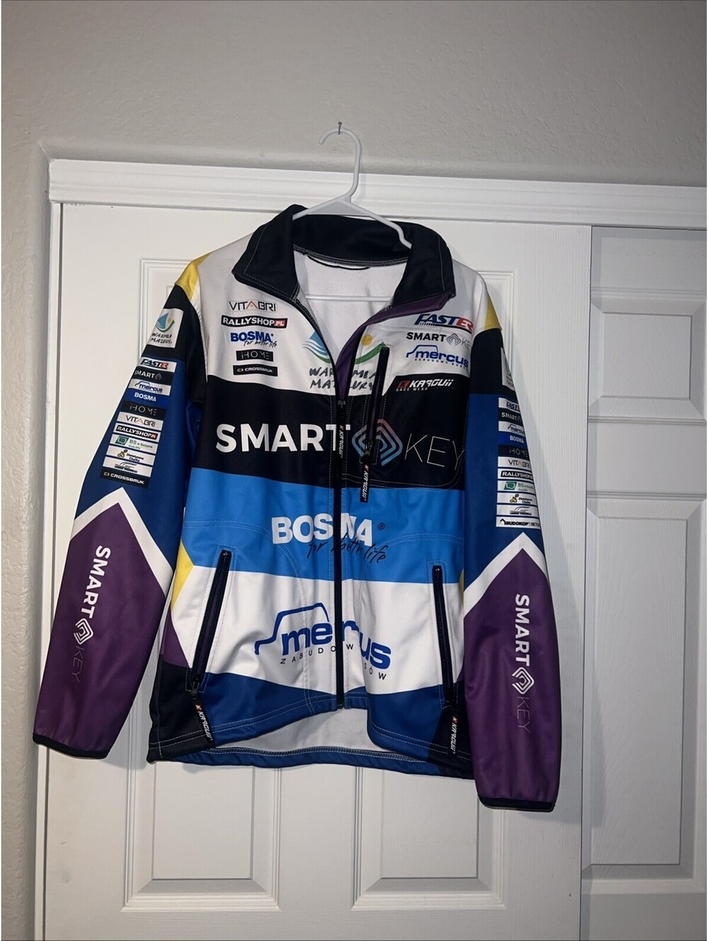 Custom Karguii Motorsport Soft Shell Rally Windbreaker Jacket